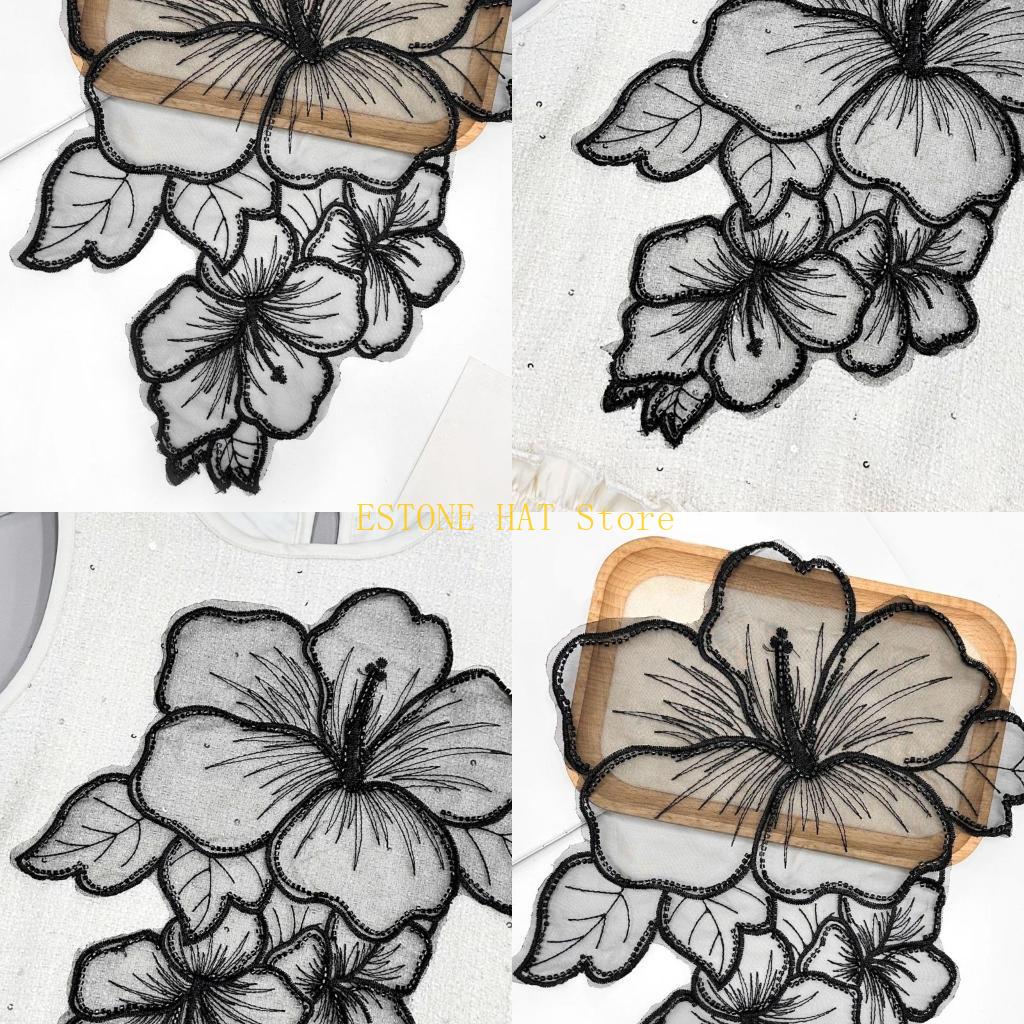 49MF – patchs couture floraux, - Applique Patch Flower avis et prix