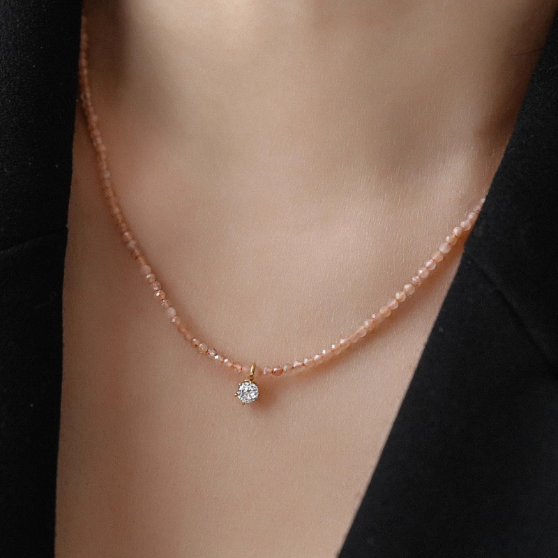 Collier pendentif Vintage en Z - Pearl Trim Chain avis et prix