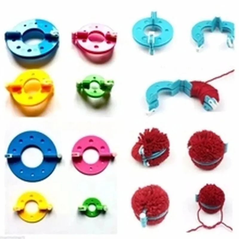 8 pièces 4 tailles peluches bo - Pom Pom Maker Tool avis et prix