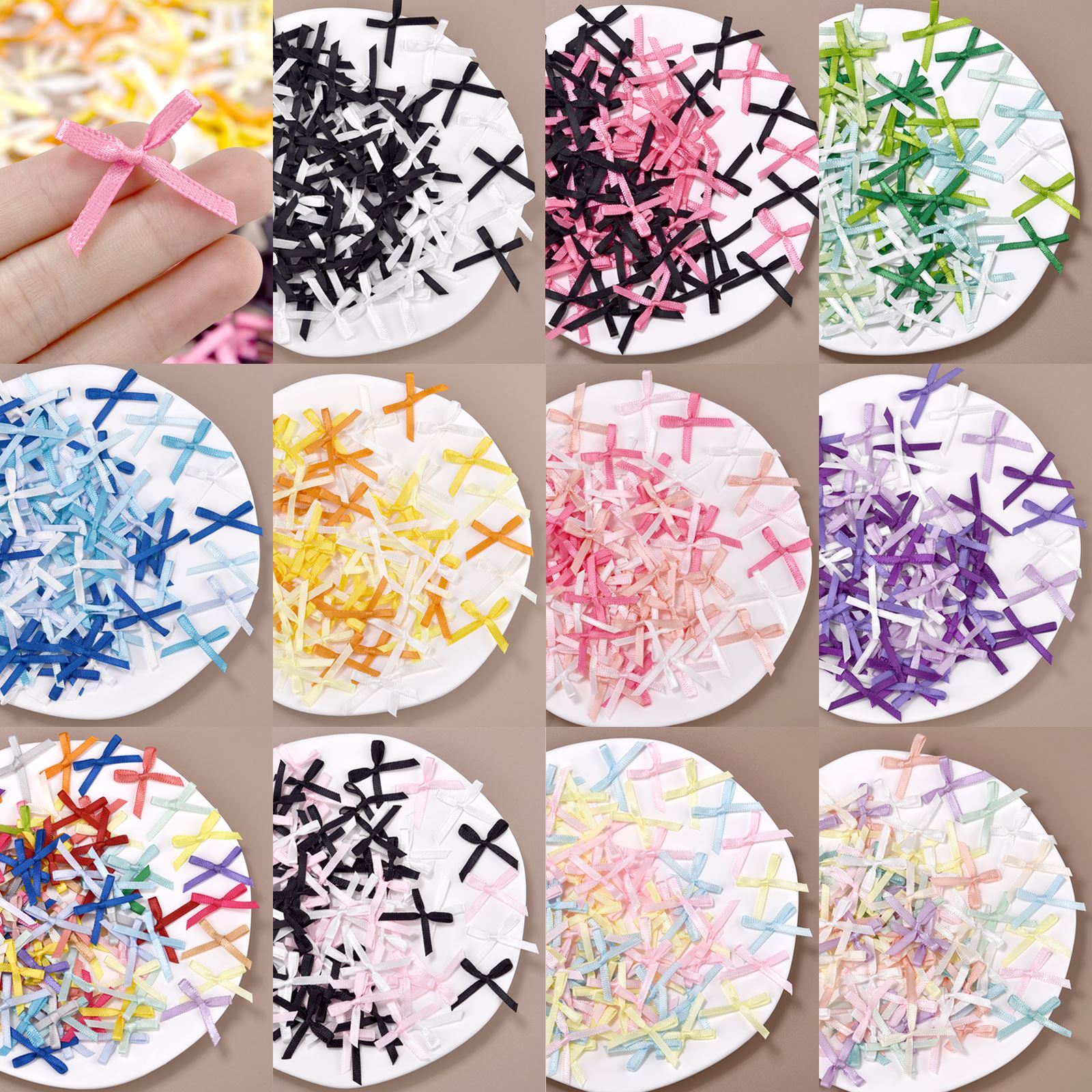 100 pièces 3mm rubans Mini rub - Christmas Craft Embellishment avis et prix