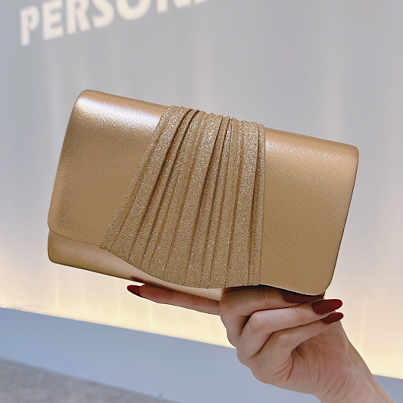 Petite pochette de soirée doré - Tassel Fringe Trim avis et prix
