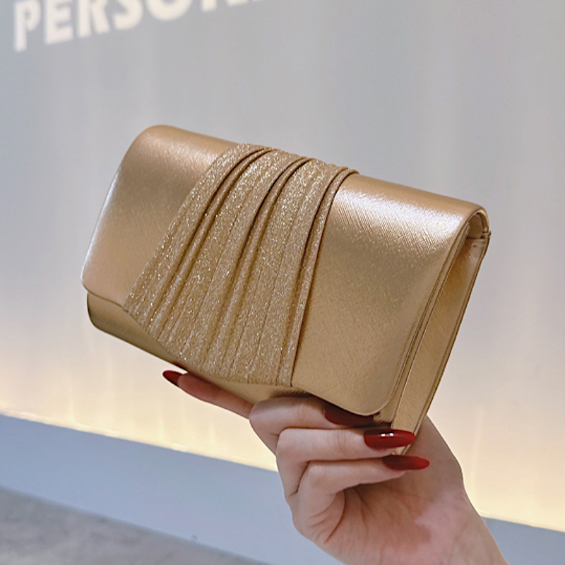 Petite pochette de soirée doré - Tassel Fringe Trim avis et prix