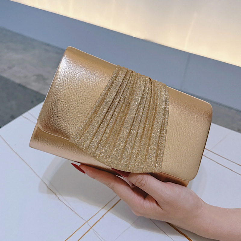 Petite pochette de soirée doré - Tassel Fringe Trim avis et prix