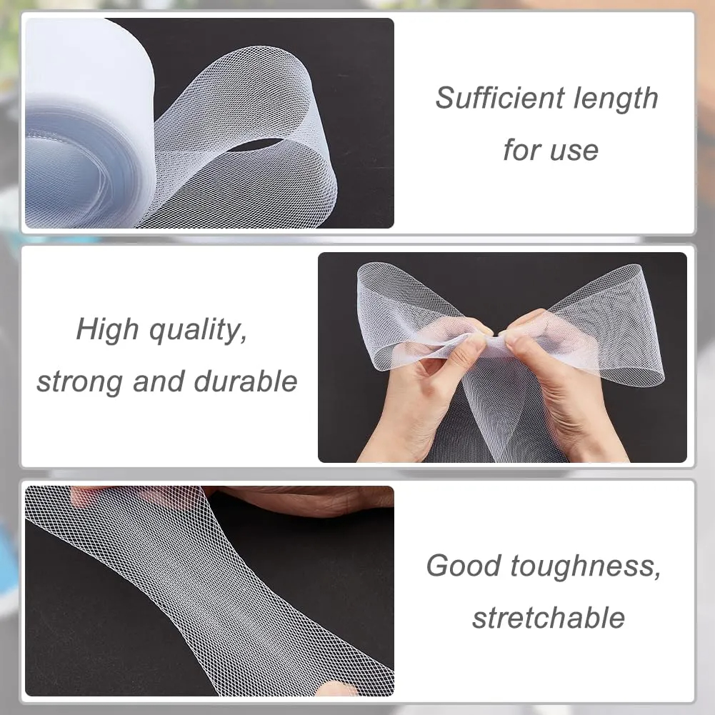 1-10cm plat plaine dur rigide  - Crystal Mesh Fabric avis et prix