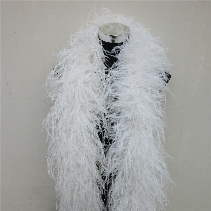 Boa en plumes d'autruche natur - Feather Trim Marabou avis et prix
