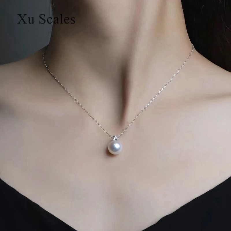 Collier pendentif perle nature - Pearl Trim Chain avis et prix