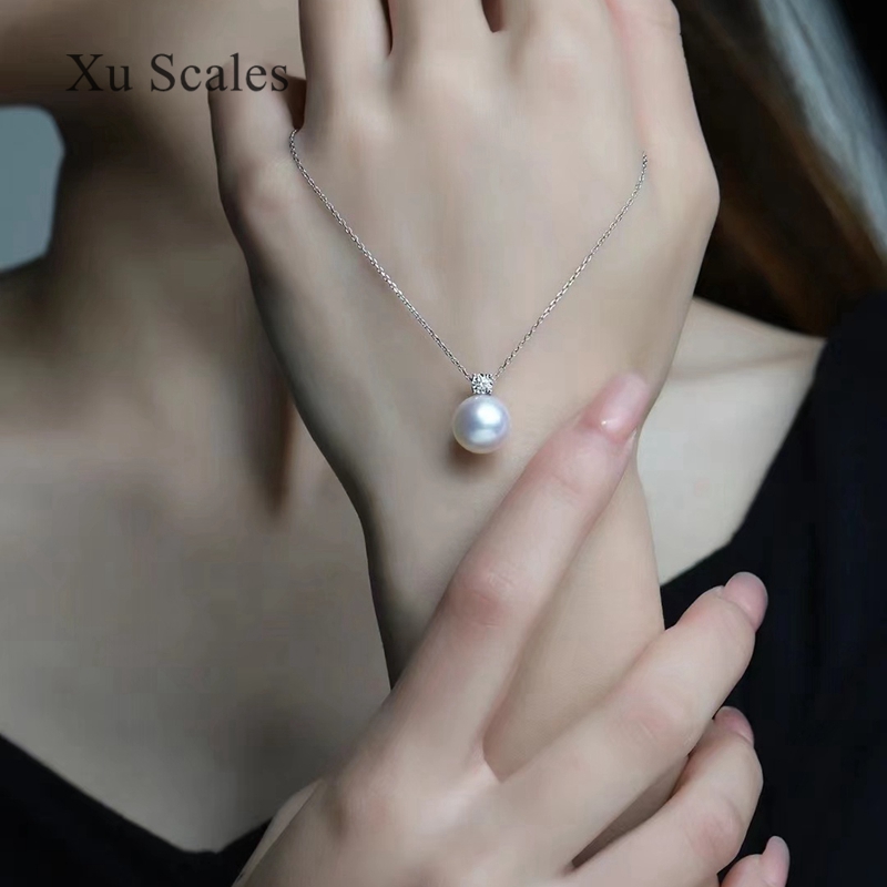 Collier pendentif perle nature - Pearl Trim Chain avis et prix