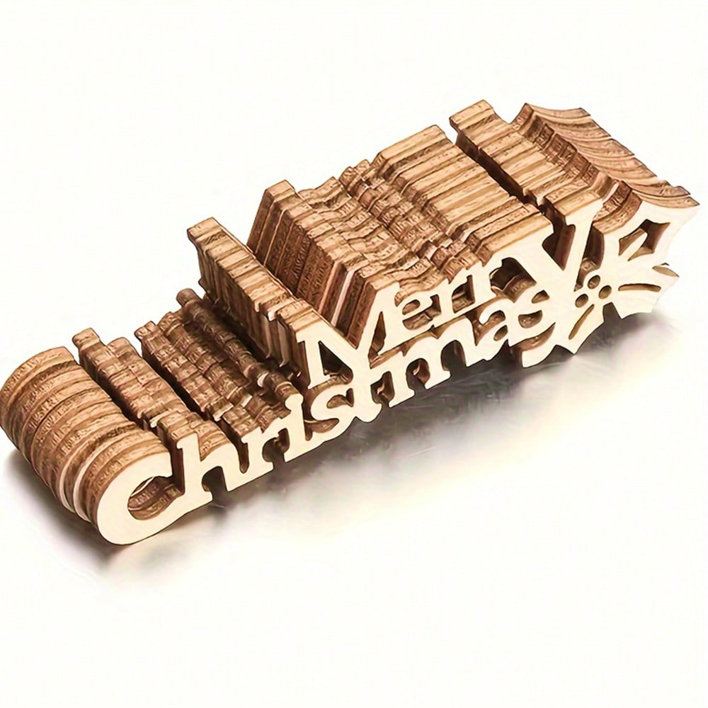 Pièce de lettre découpée en bo - Christmas Craft Embellishment avis et prix
