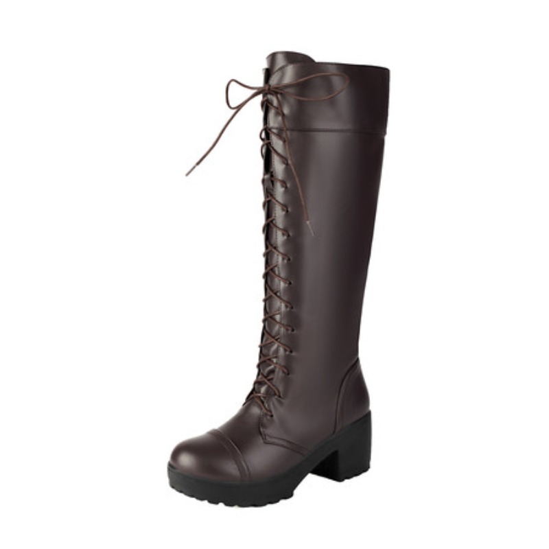 Bottes de combat hautes à lace - Guipure Lace Panel avis et prix