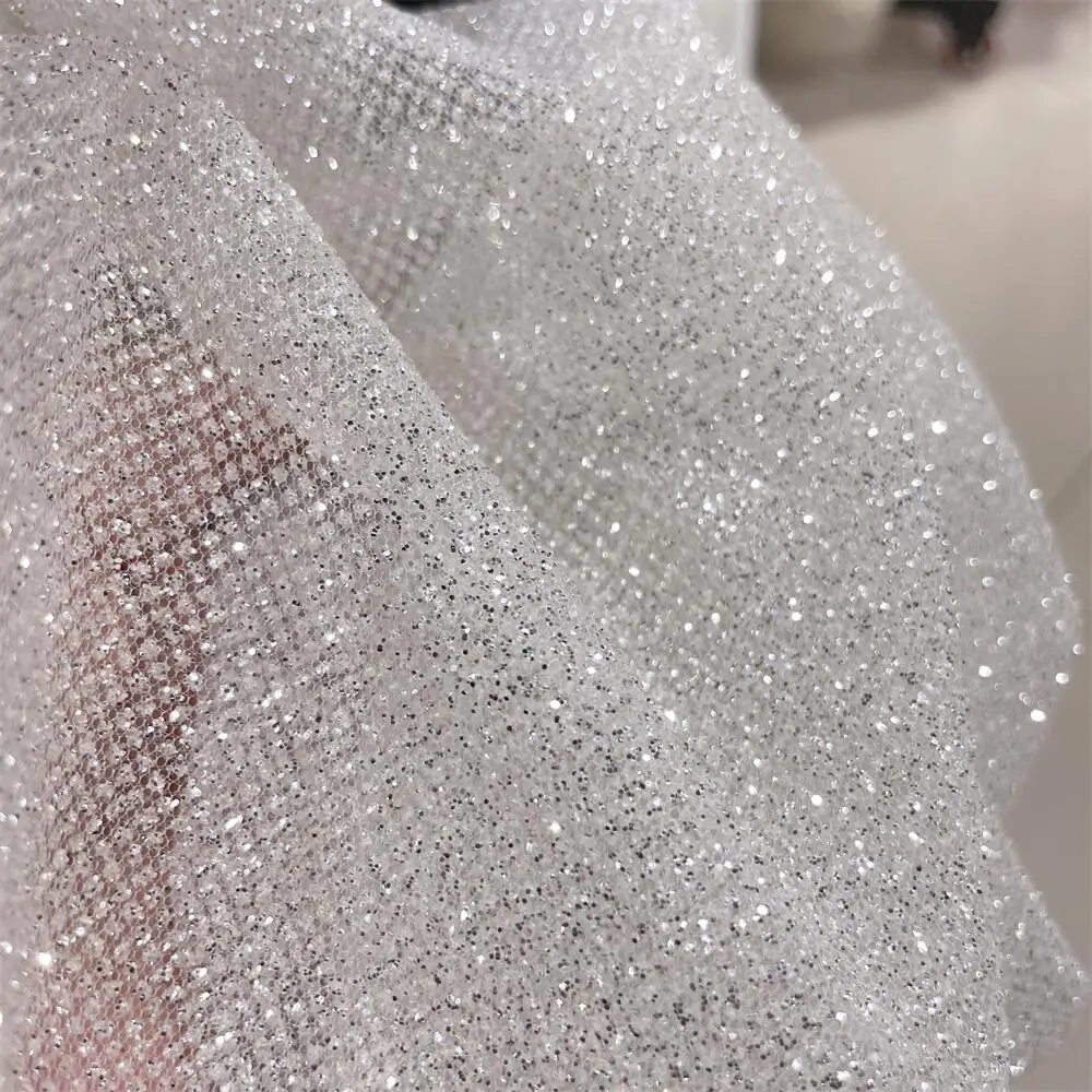 Fil de filet à paillettes arge - Crystal Mesh Fabric avis et prix