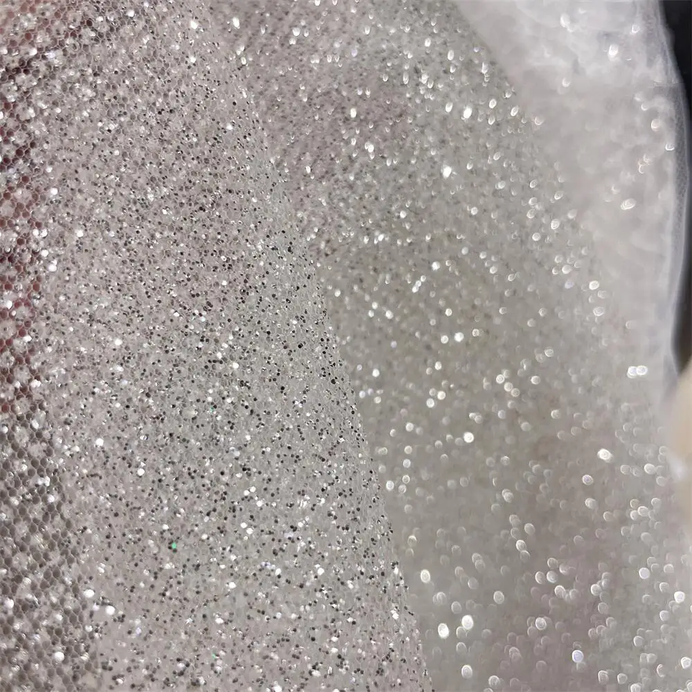 Fil de filet à paillettes arge - Crystal Mesh Fabric avis et prix