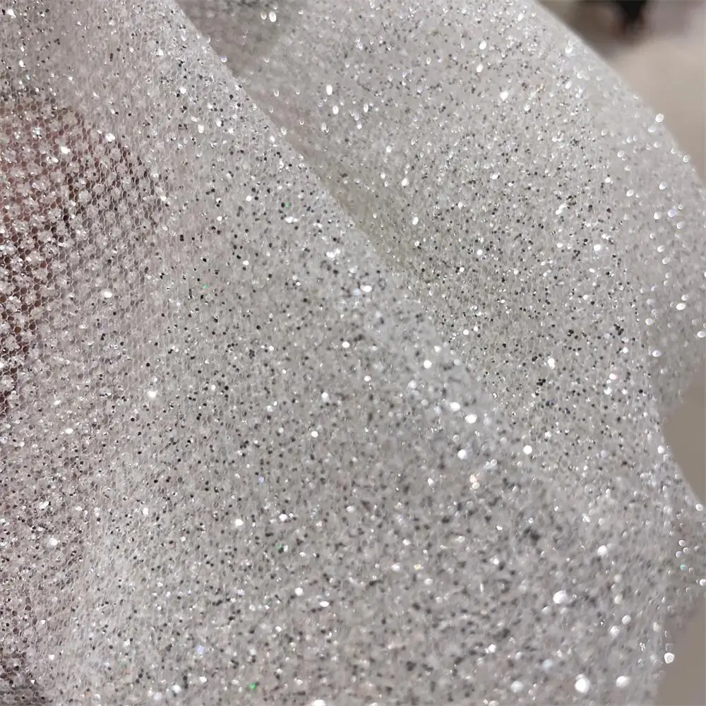 Fil de filet à paillettes arge - Crystal Mesh Fabric avis et prix